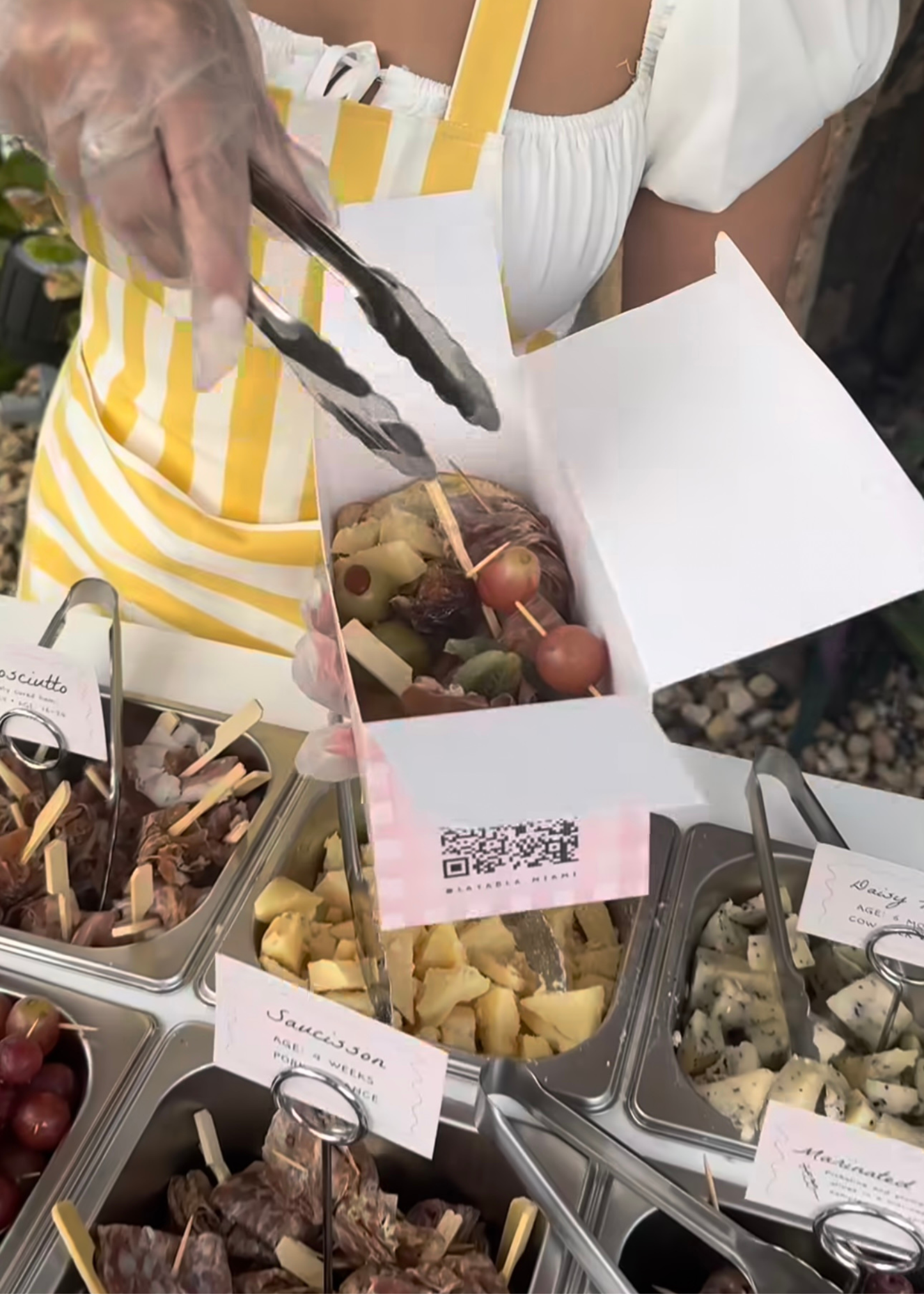 Take-out Charcuterie Box with Personalized Honey Dipper (+Add-On)