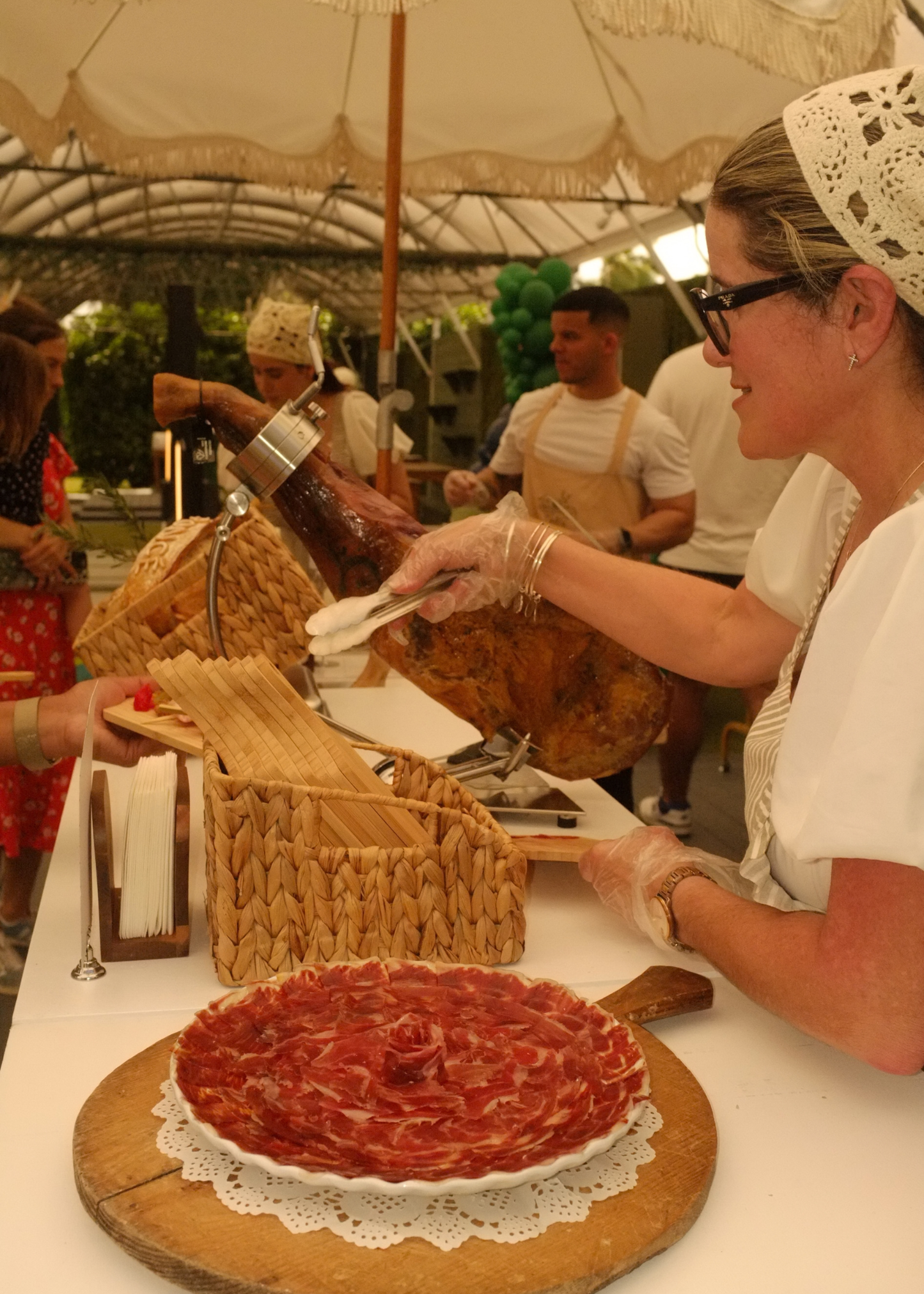 Iberico Ham Carving Station