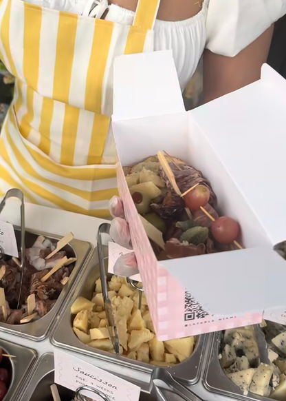 Take-out Charcuterie Box with Personalized Honey Dipper (+Add-On)