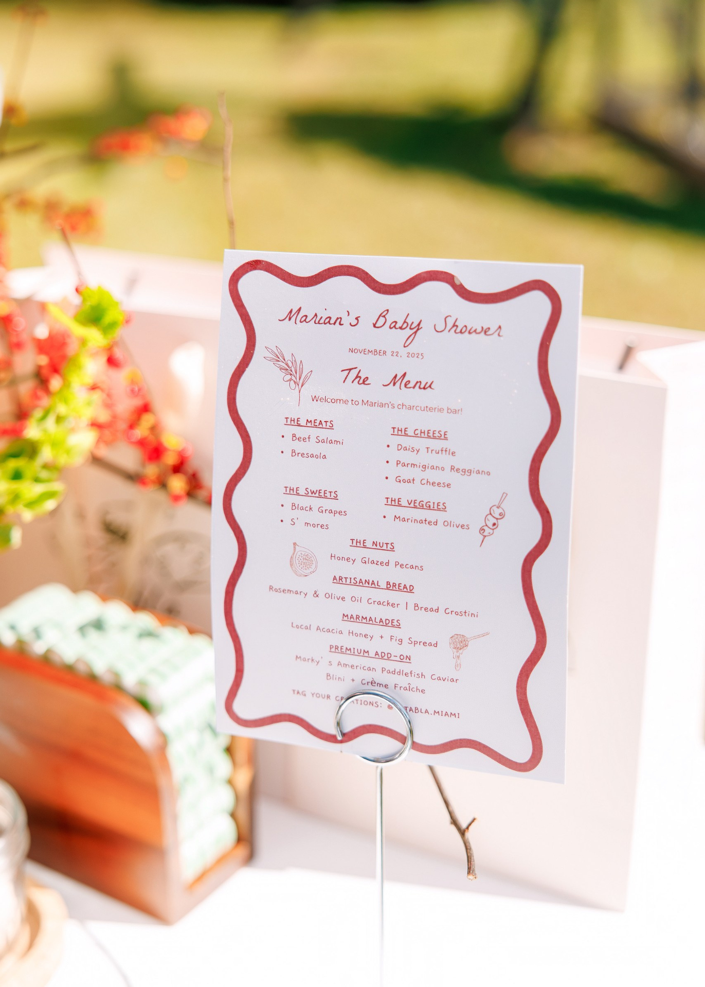 Fully-Serviced Charcuterie Cart Rental (2hrs)