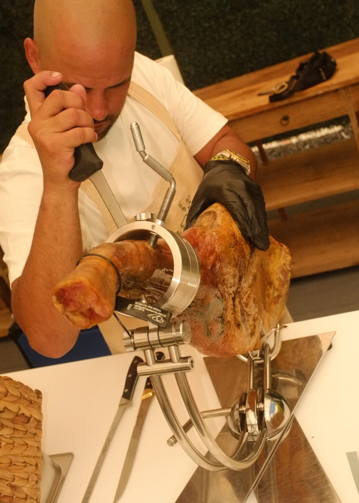 Iberico Ham Carving Station