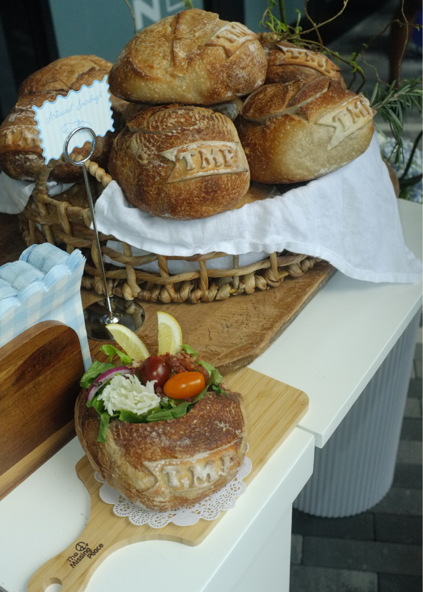 Custom Embossed Sourdough Bread