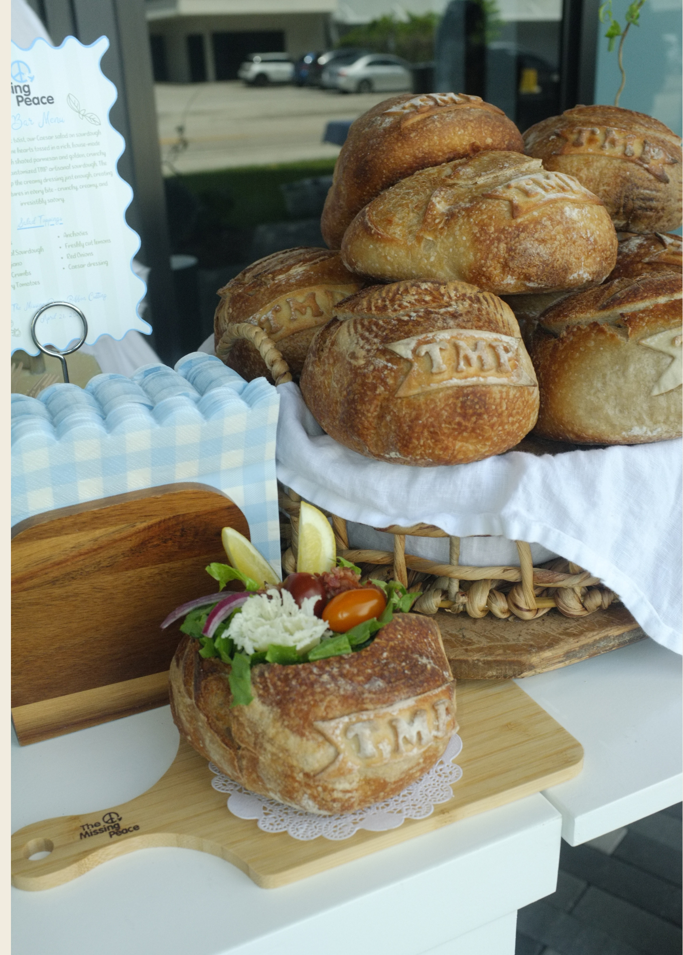 Custom Embossed Sourdough Bread