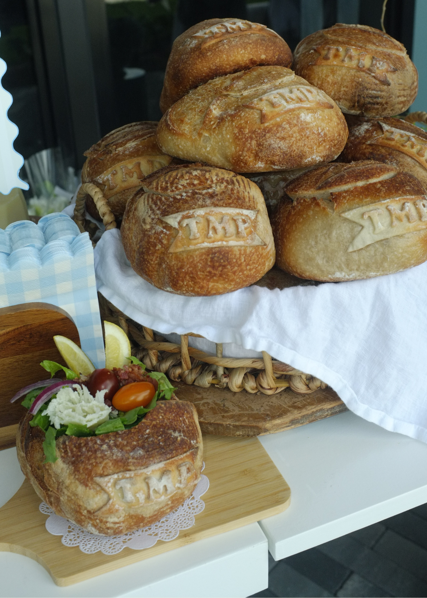 Custom Embossed Sourdough Bread