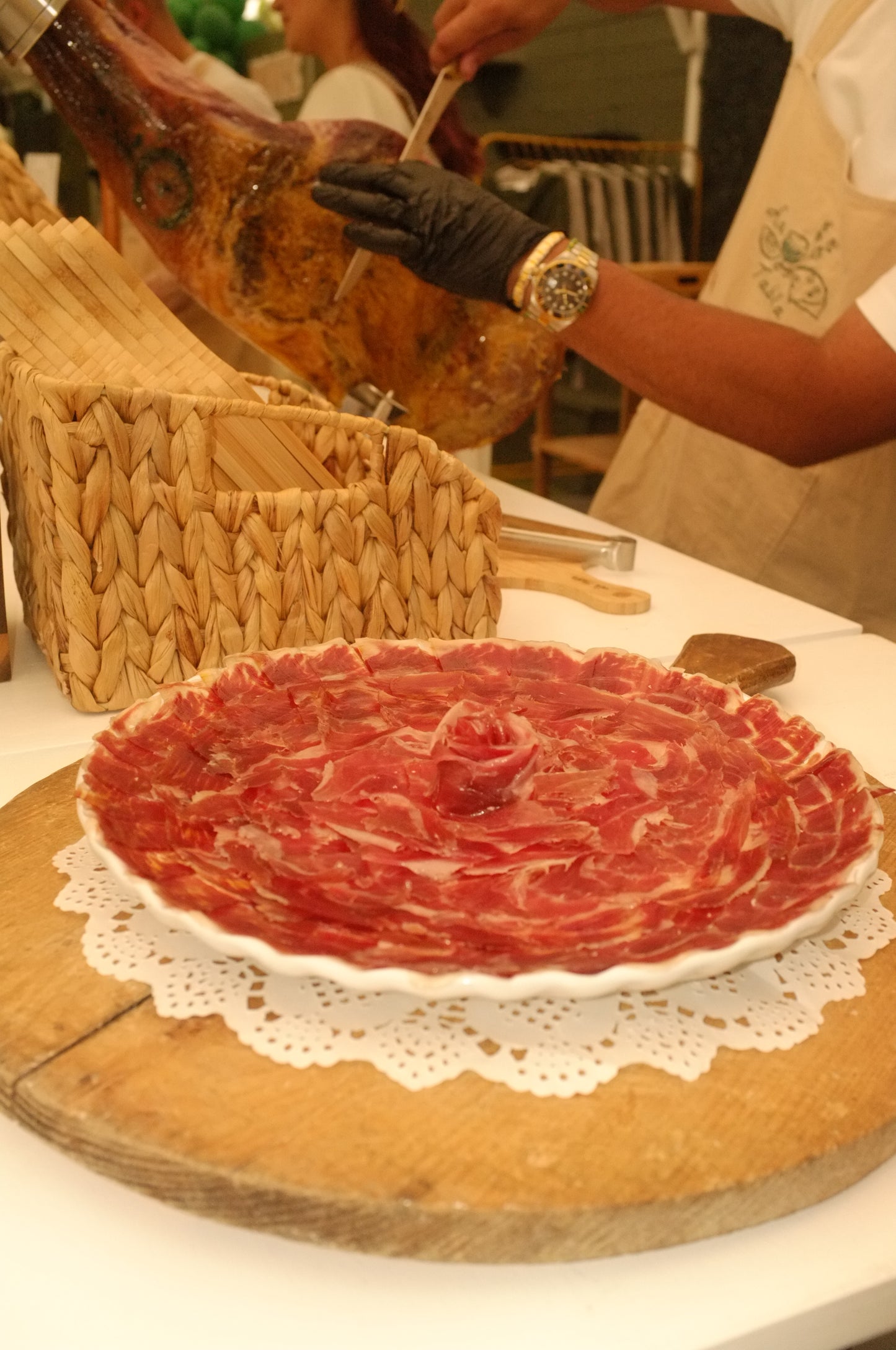 Iberico Ham Carving Station