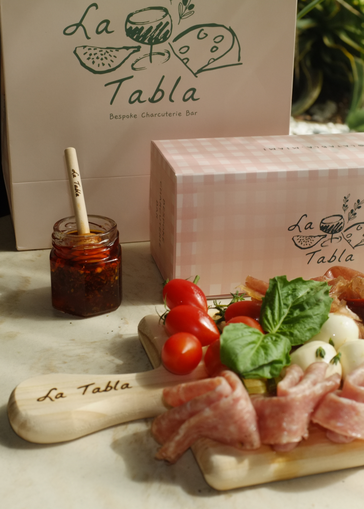 Take-out Charcuterie Box with Personalized Honey Dipper (+Add-On)