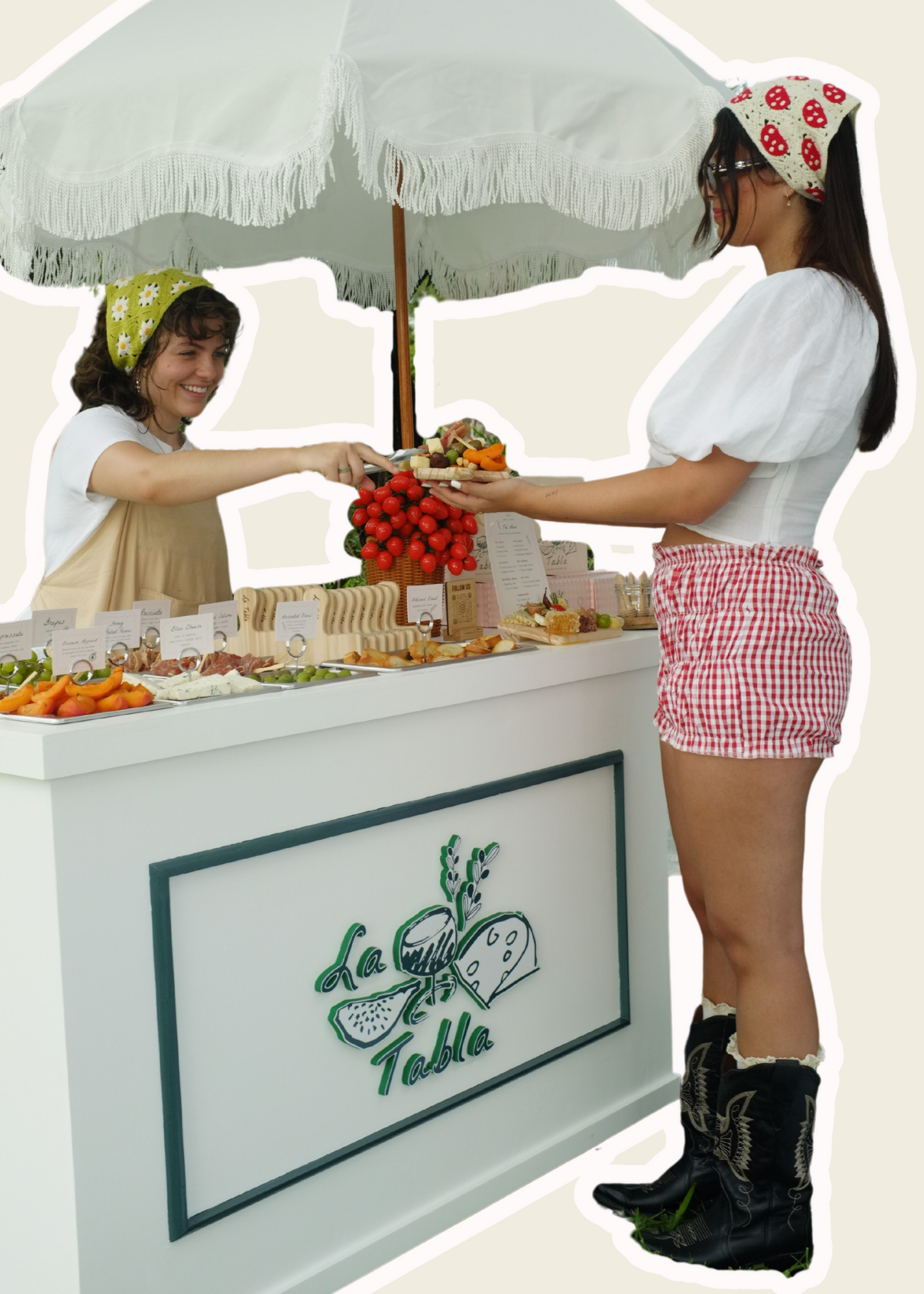 Fully-Serviced Charcuterie Cart Rental (2hrs)