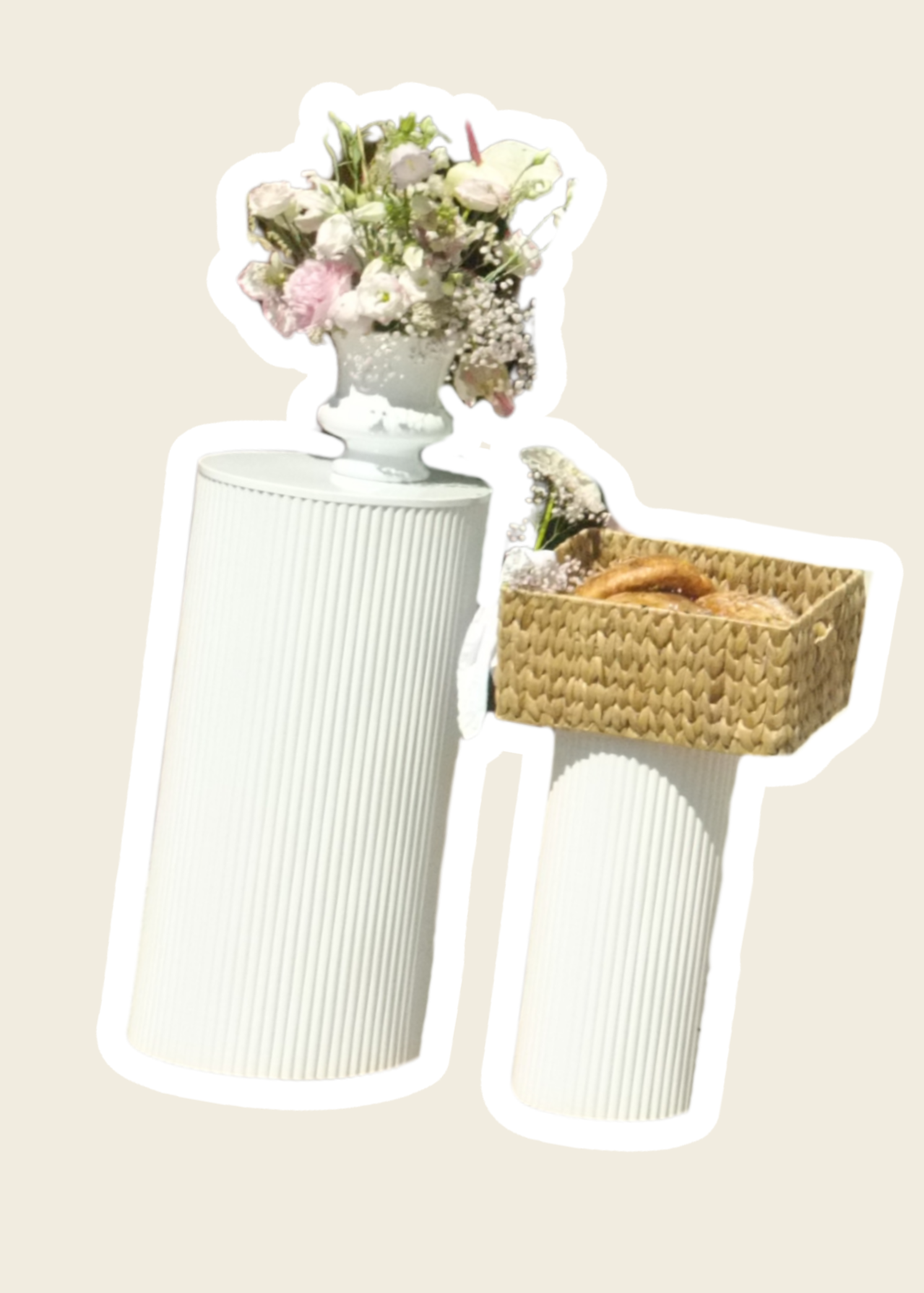 NEW! Cylinder Pedestal Stands
